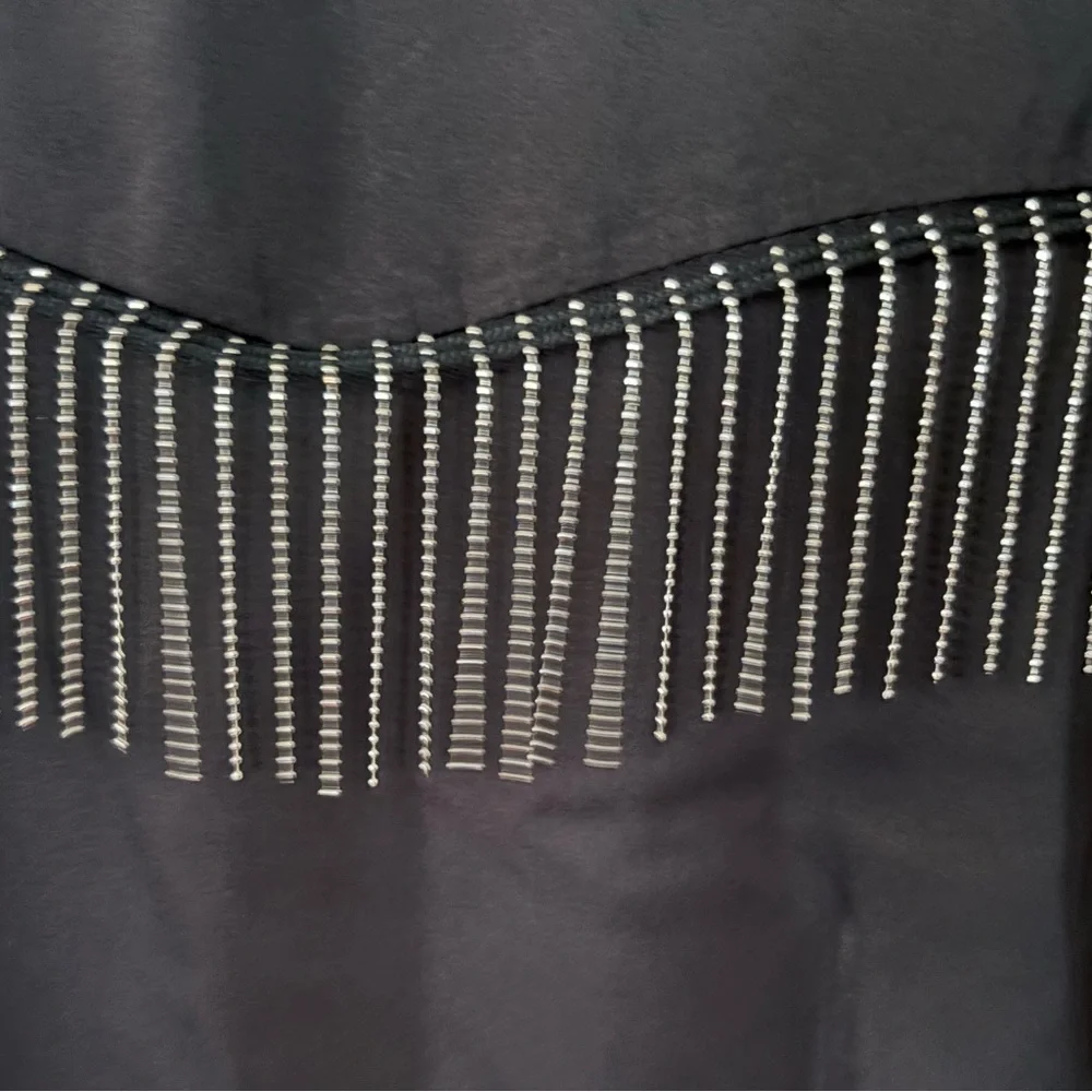 🤠 Rock & Roll Cowgirl Black Fringe Dress – NWT – Size XL – PP 25/L 35 - Picture 3 of 7